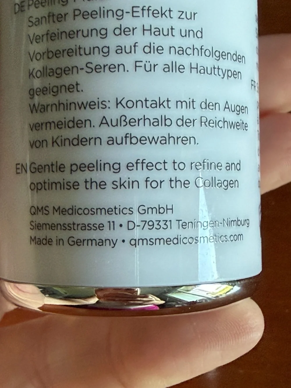 QMS Active Exfoliant 11% Resurfacing Fluid